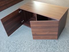 Otwierana skrzynia ekspozycyjna w kolorze wenge w kolorze wenge 60x120 cm [RECO120W]