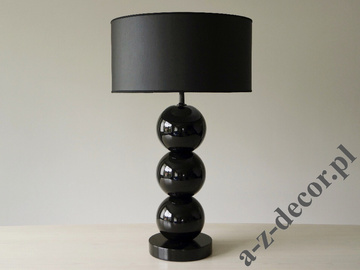 Lampa stołowa PERLA III CY czarna 40x68cm [AZ02468]