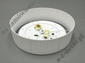 White  pleated CYLINDRI ceiling lamp 40cm [AZ02711]