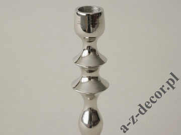 Metal candle holder 23cm [AZ01950]