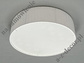 White  pleated CYLINDRI ceiling lamp 40cm [AZ02711]