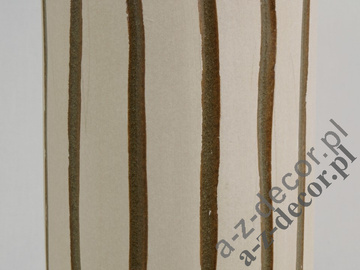 Cylindryczny wazon ceramiczny cappuccino 34cm [AZ01045]