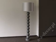 Nowoczesna lampa podłogowa PERLA IX CY szara 50x170cm [AZ02495]