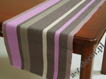 Violet cotton rib runner 140cm [AZ02140]