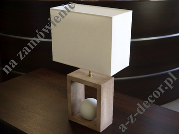 Drewniana lampka nocna SCALA 53cm [AZ02247]