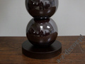 PERLA III iris brown table lamp 68cm [AZ02729]