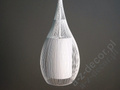 Lampa wisząca EMPEROR biała 20x92cm [AZ01593]