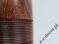 Wazon drewniany z prążkami 61cm [AZ00046]