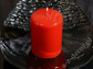 Red pillar candle 10cm [AZ01767]