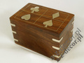 Decorative wooden box with cards [AZ01553]