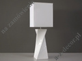 White TWISS table lamp 25x73cm [AZ02397]