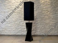 BIG TWISS black ceramic floor lamp 129cm [AZ02559]