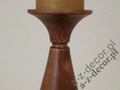 Klasyczny świecznik drewniany 30cm [AZ01537]