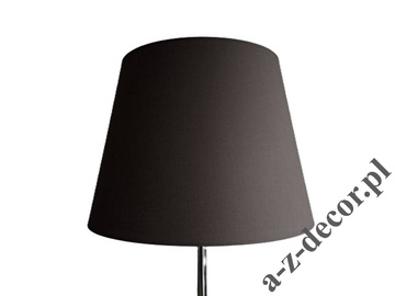Lampa podłogowa PERLA IX TB 170cm ze złotymi kulami i brązowym abażurem [AZ02755]