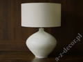 Ceramiczna lampa stołowa LUCIA jasno kremowa 56cm [AZ02481]