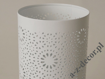 Metal candle holder 10,5x23cm [AZ01968]