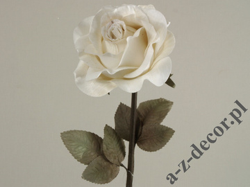 Róża kremowa 59cm [AZ01165]