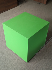 Kubik fioletowy kwadratowy 60x60 cm [CUB60G]
