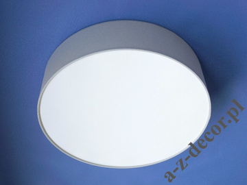 Cylindryczny plafon sufitowy 48cm jasno szary [AZ02632]