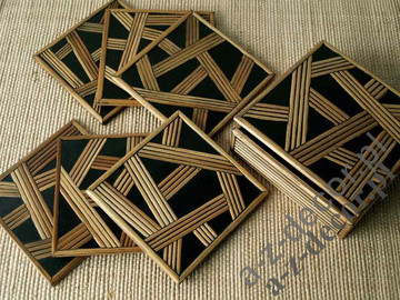 Coasters 11x11cm S/6 + case [AZ00125]