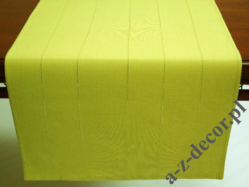 Lime cotton table runner 140cm [AZ02132]