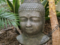 Earthenware Buddha head 22x19x30cm [AZ01121]