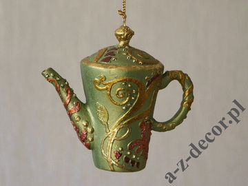Tea-pot green 8cm [AZ01609]