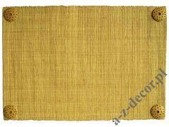 Podkładka na stół z rafii bursztynowa 33x48cm [AZ00658]