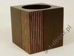 Świecznik z drewna PLISADO 10cm [AZ01057]