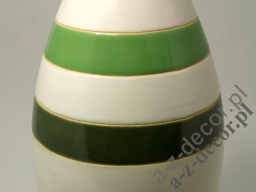 Pasiasty wazon ceramiczny 37cm [AZ01134]