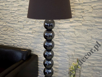 Lampa podłogowa PERLA IX TB brązowa 55x170cm [AZ02178]