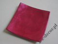 Fushia ceramic plate 14x14x2cm [AZ01898]