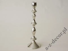Świecznik metalowy z mosiądzu 30cm [AZ01951]