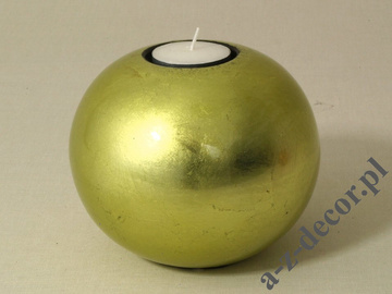 Świecznik ceramiczny limonka 12cm [AZ01813]