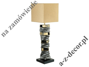 Gray and gold CAREA table lamp 90cm [8464]