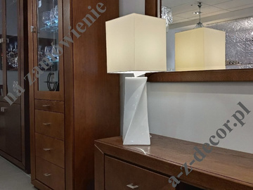 Biała lampka nocna XS TWISS 40cm [AZ02584]