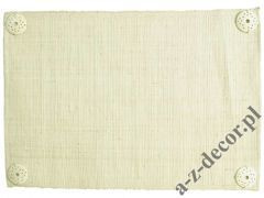 Podkładka na ławę z rafii z kołami 33x48cm [AZ00665]