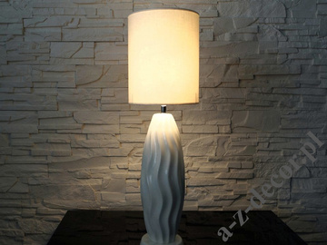 Lampa stołowa COCOON kremowa 67cm [AZ02328]