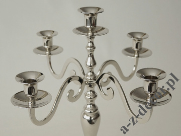 Metal candle holder x5, 38x50cm [AZ01958]