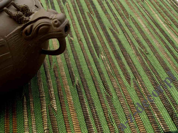 Green abaca placemat 33x48cm [AZ01511]