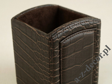 Pudełko na długopisy CROCO 8x8x10cm [AZ00701]