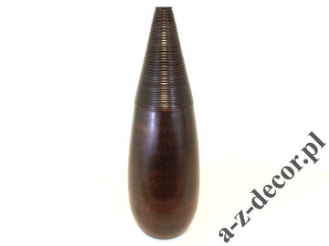 Wysoki wazon z drewna mango 61cm [AZ00047]