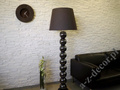 PERLA IX iris brown floor lamp 55x170cm [AZ02178]