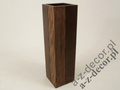 Square wooden vase 36cm [AZ01078]