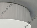 White  pleated CYLINDRI ceiling lamp 40cm [AZ02711]