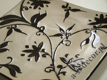 Ceramic plate 26x26x5cm [AZ00750]