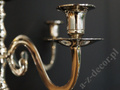 Pięcioramienny świecznik metalowy 50cm [AZ01958]