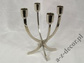 Modern 4 arms  metal candle holder 21cm [AZ01401]