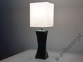 Lampka nocna S-TWISS czarna 52cm czarno-biała [AZ02718]