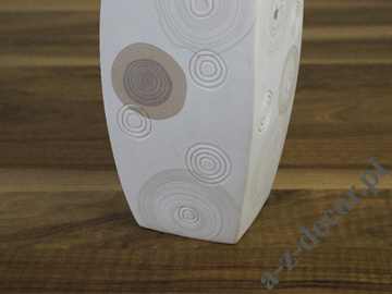 Nowoczesny biały wazon ceramiczny 47cm [AZ00807]